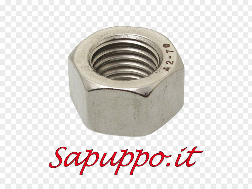 Screw Nut Écrou Hexagonal Stainless Steel PNG