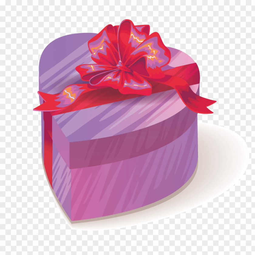 Vector Love Gift Box Euclidean Valentine's Day PNG