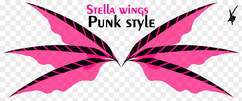 Wings Style Pink M RTV Clip Art PNG