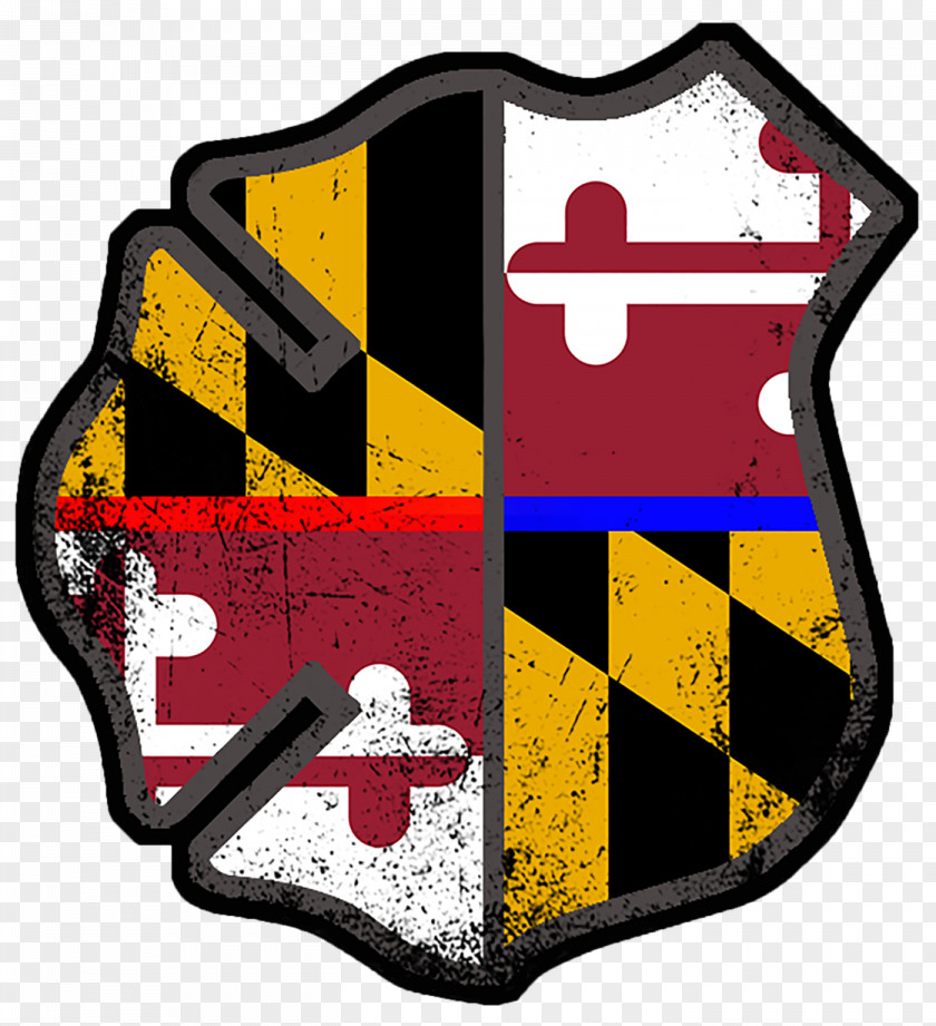 Flag Of Maryland State Stock Photography PNG