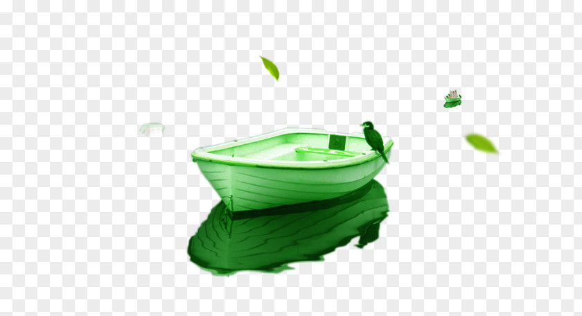Fresh Green Boat WoodenBoat Dragon PNG