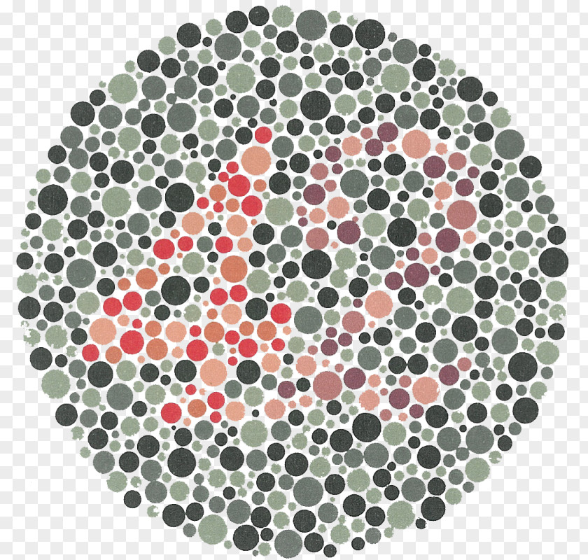 Ishihara Test Ishihara's Tests For Colour Deficiency Color Blindness Visual Perception Deuteranopia PNG