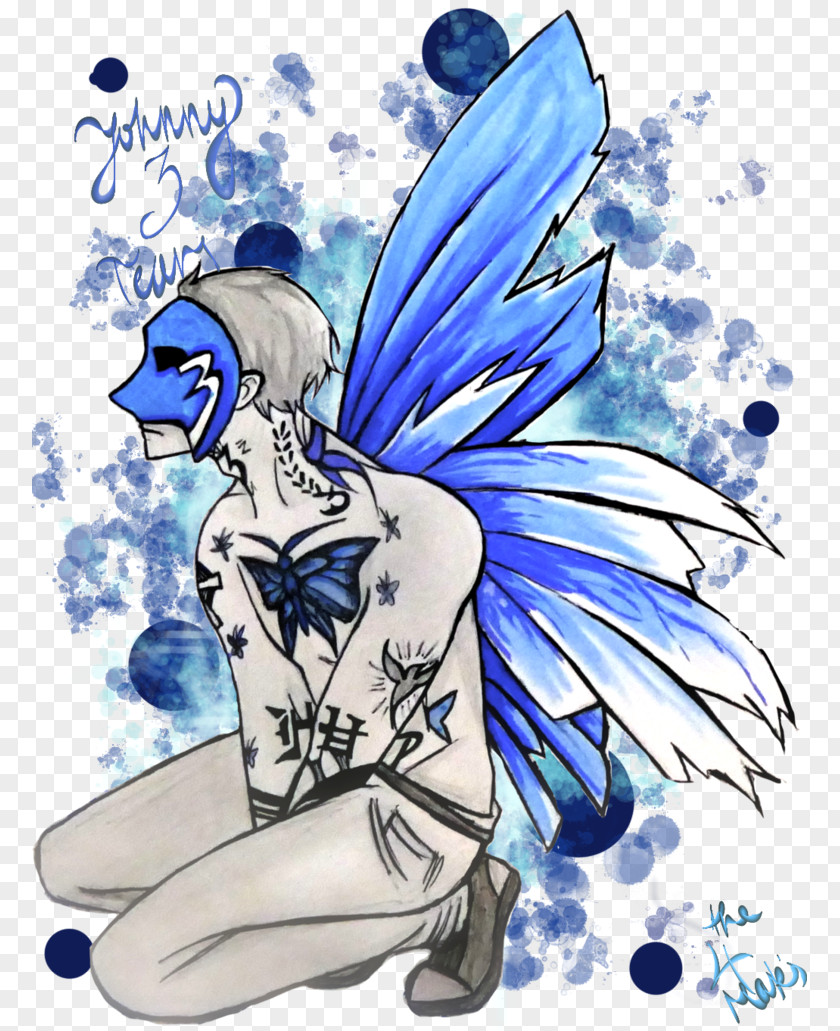 Johnny 3 Tears Art Illustration Fairy World Paradise Lost PNG