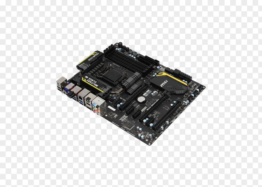 LGA 1155 MSI Z77 MPower Motherboard Land Grid Array PNG