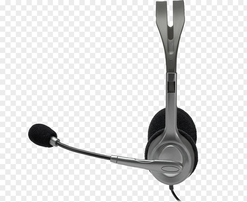 Plug Wireless Usb Headset Noise-canceling Microphone Logitech H110 Headphones PNG