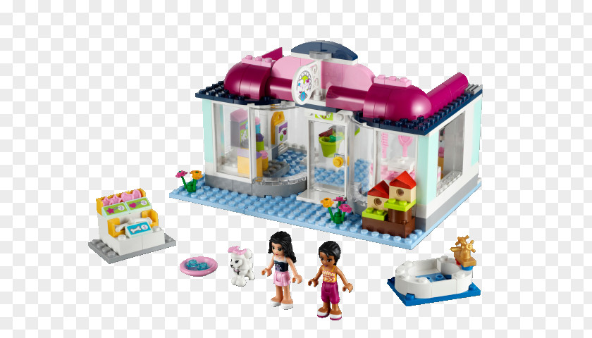 Toy LEGO 41007 Friends Heartlake Pet Salon Amazon.com Lego Minifigure PNG
