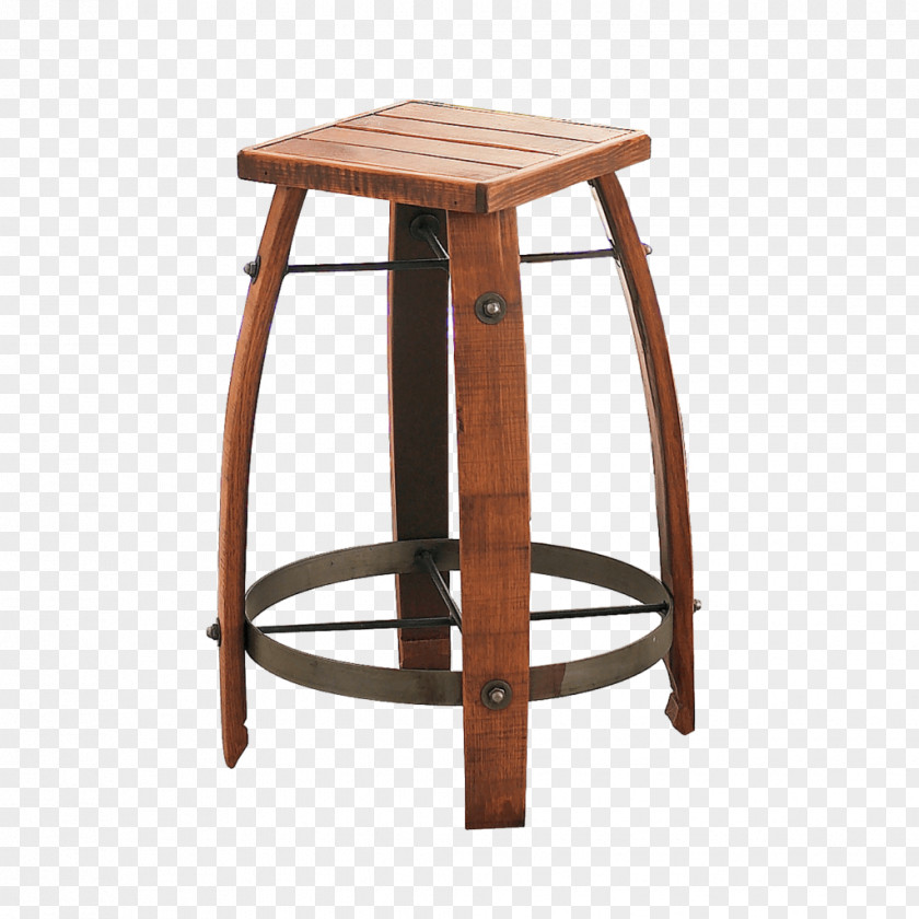 Wooden Small Stool Wine Table Oak Bar Barrel PNG