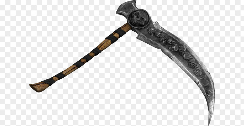 The Elder Scrolls V: Skyrim – Dragonborn Darksiders II Weapon Scythe PNG