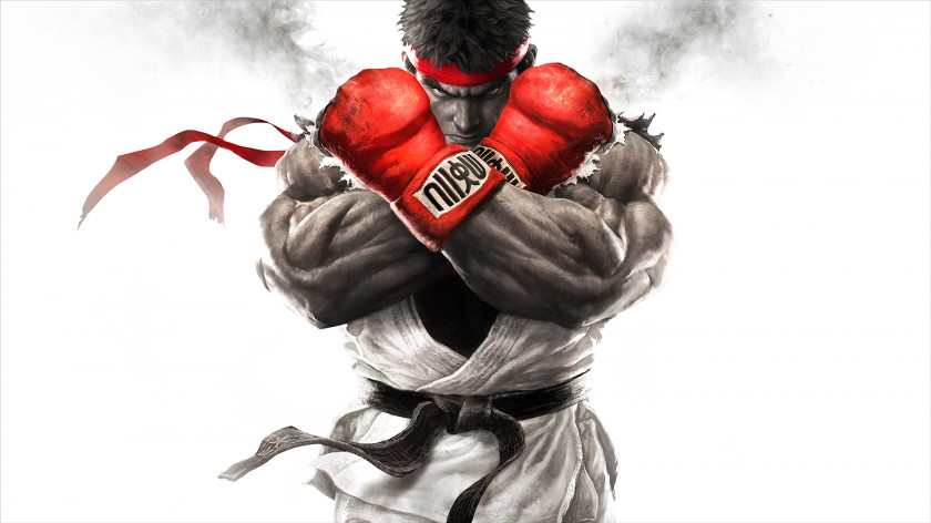 Boxing Street Fighter V Super II Turbo HD Remix IV Ryu Desktop Wallpaper PNG