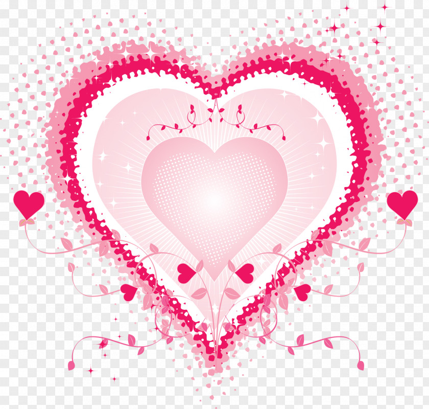 HEART FLOWER Valentine's Day Heart Desktop Wallpaper Happiness Love PNG