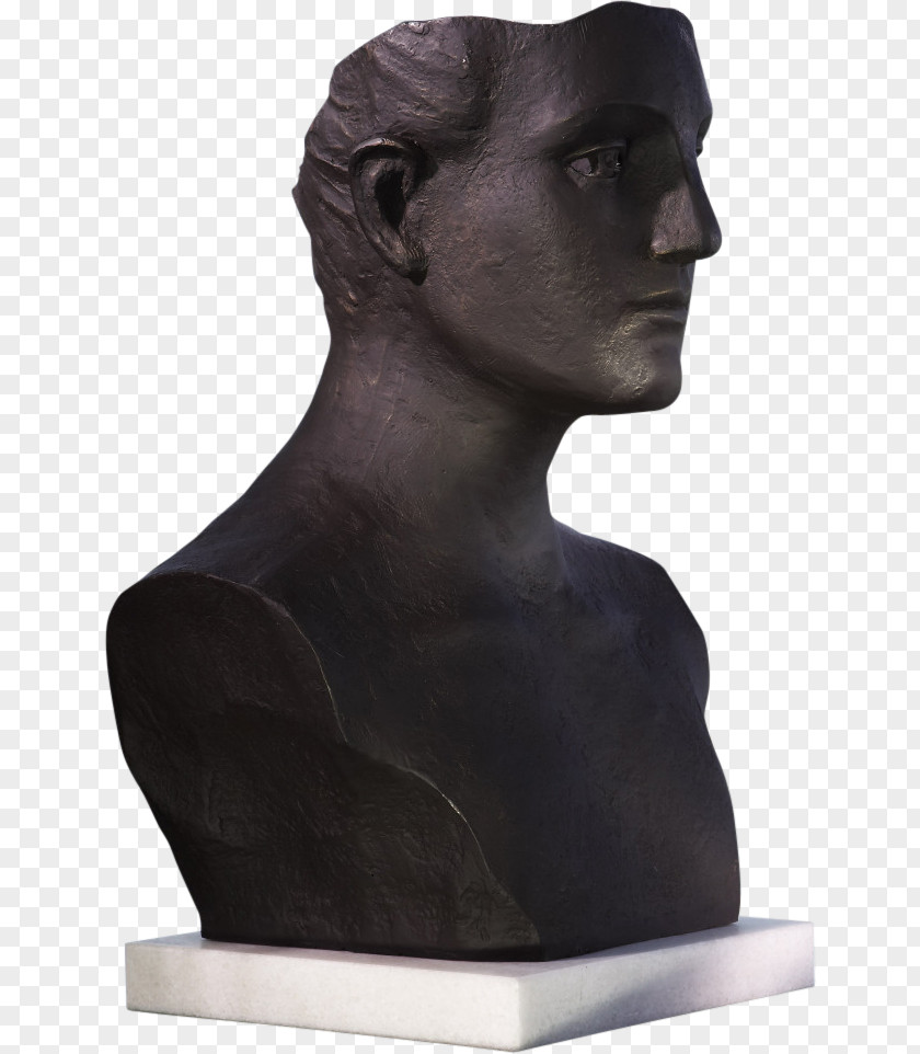 Statue Head Bronze Sculpture Classical Bust PNG