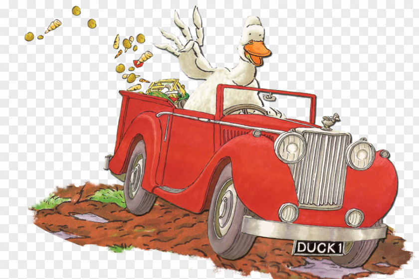 Tale Clipart Antique Car Duck In The Truck Clip Art PNG