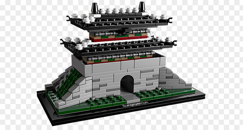 Toy Namdaemun Lego Architecture Frank Lloyd Wright's Robie House PNG