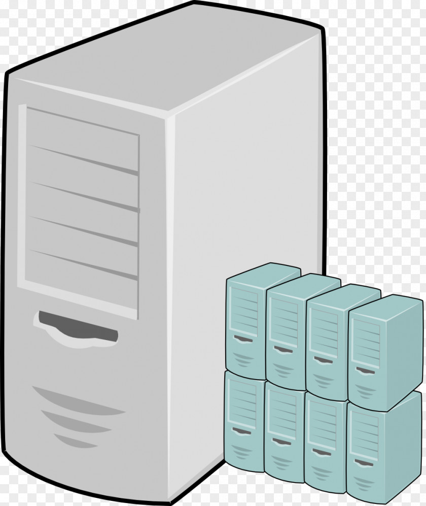 Host Virtual Machine Computer Servers Clip Art PNG