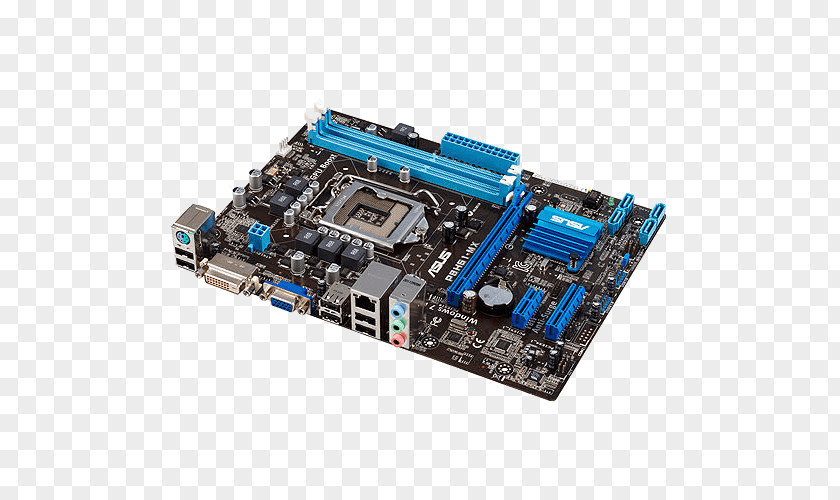 Intel LGA 1155 Motherboard MicroATX ASUS P8H61-MX PNG