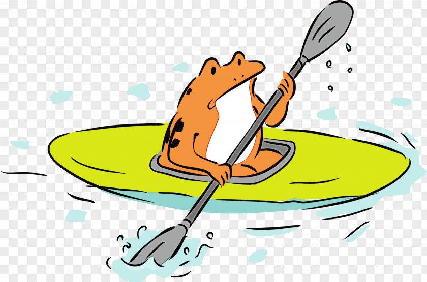 Frogs Cartoon Yellow Meter Water PNG
