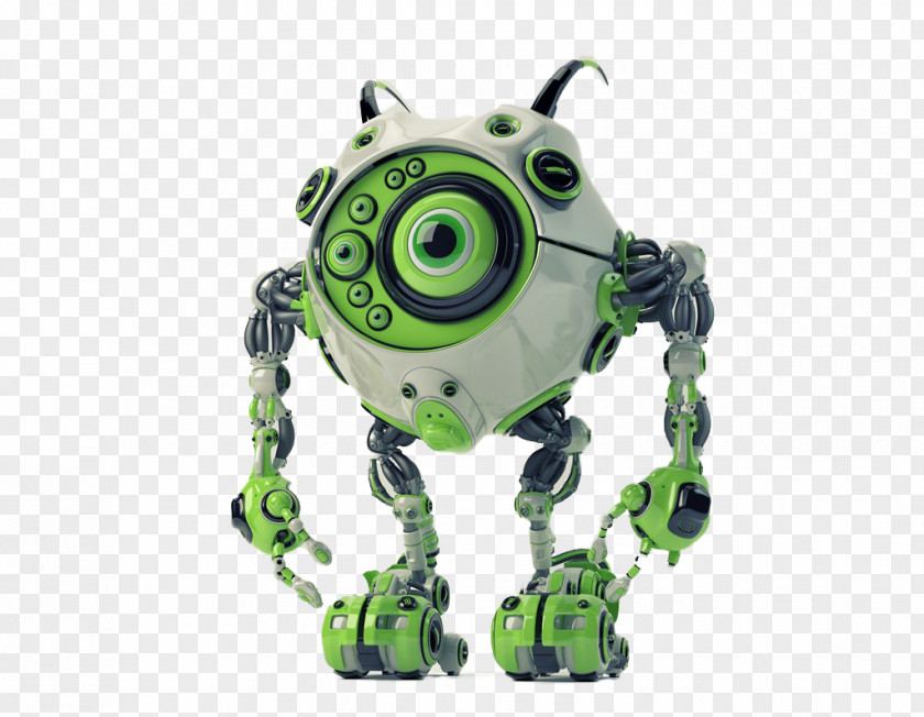 Green Robot 3D Computer Graphics Photography Stock Illustration Animation PNG