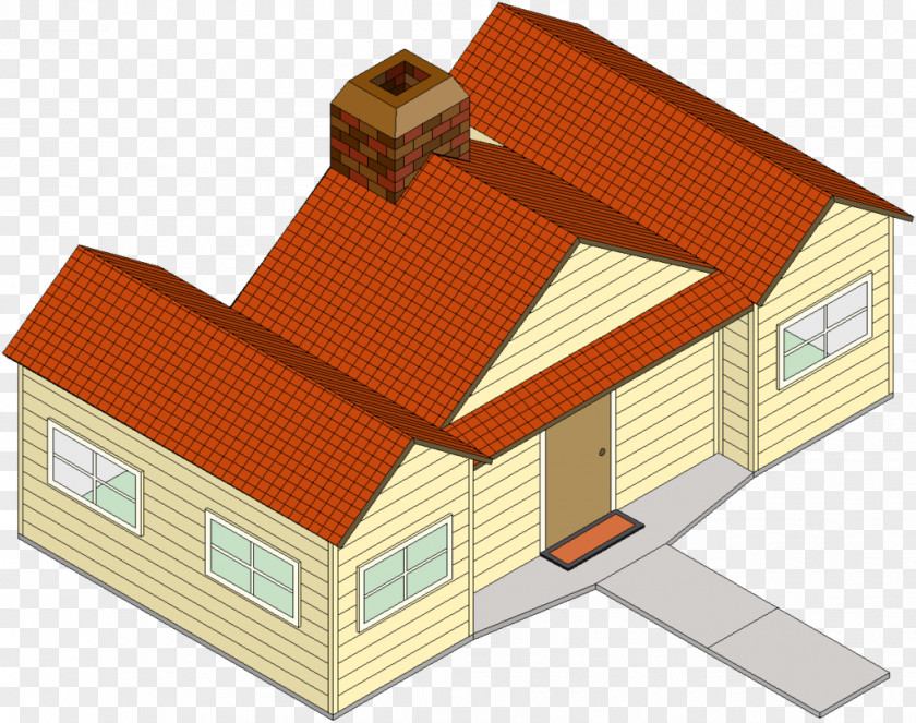 Isomatric Houses Roof Architecture Property Facade PNG