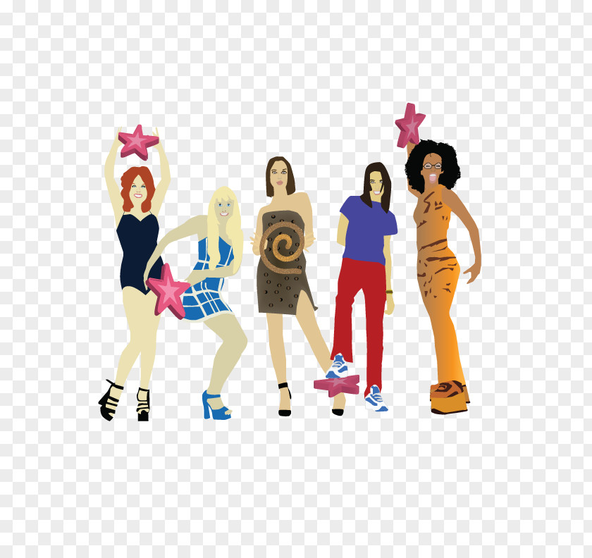 Mosaic Gradient Real Life, Spice: The Official Story Spice Girls Figurine Biography PNG