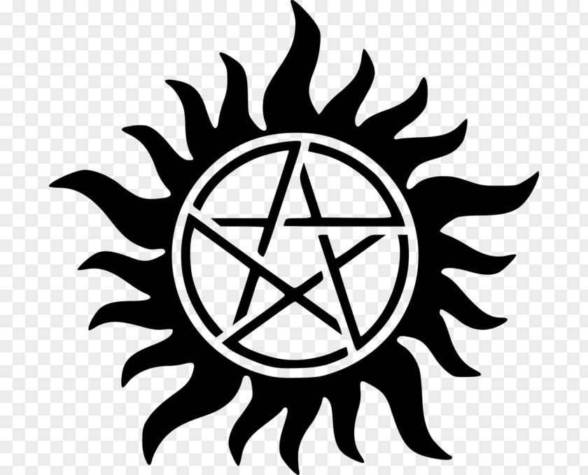 Satanic Symbol Dean Winchester Sam Castiel Logo Television Show PNG