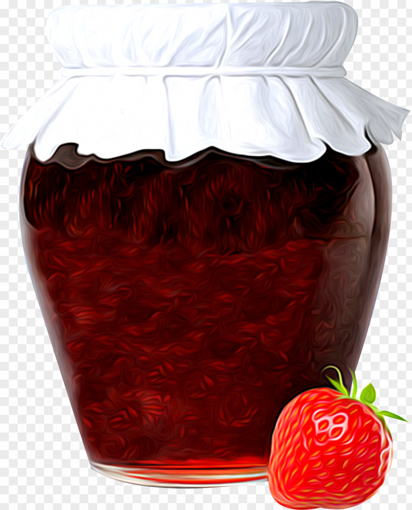 Strawberry Marmalade Jam Varenye Breakfast PNG