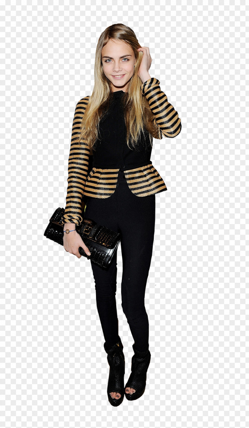 Cara Delevingne Fur Clothing Outerwear Leggings Jacket PNG