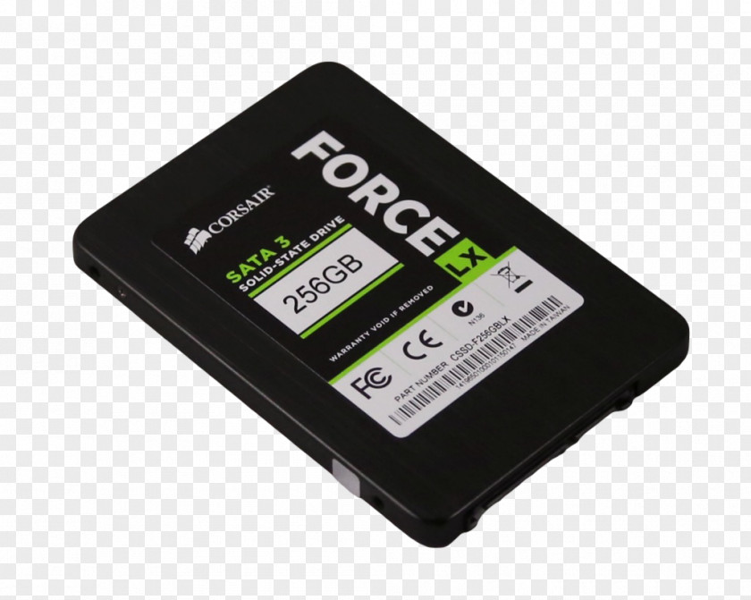 Data Storage Solid-state Drive Serial ATA Corsair Force Series LX Components PNG