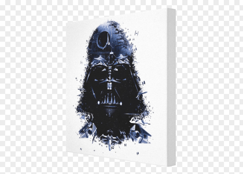 Ink Landscape Material Anakin Skywalker Darth Maul Canvas Print PNG