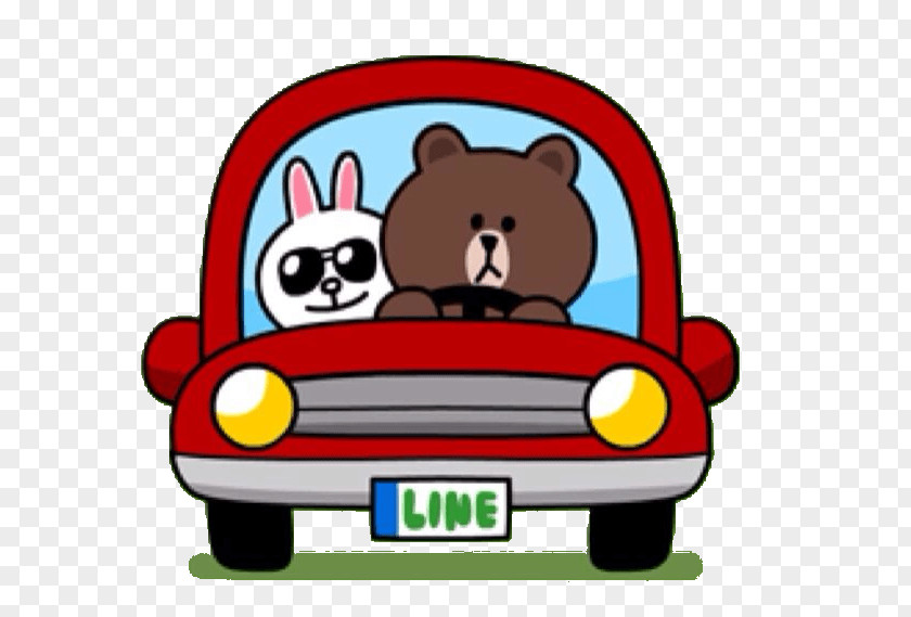 Line Friends Sticker Paper Decal PNG