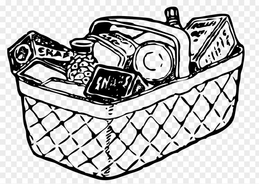 Picnic Baskets Grocery Store Clip Art PNG