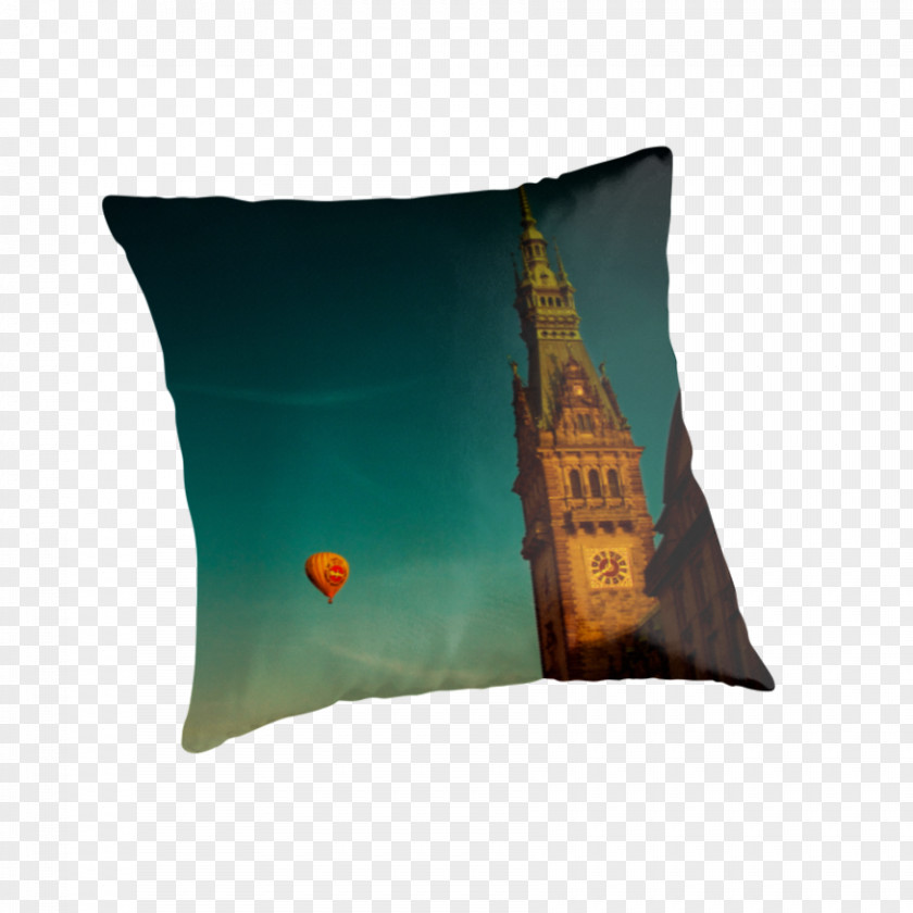 Pillow Hamburg City Hall Cushion Throw Pillows Clock PNG