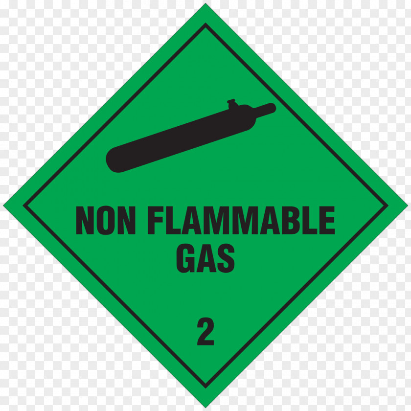 Dangerous Goods Hazchem Combustibility And Flammability Gas Sign PNG