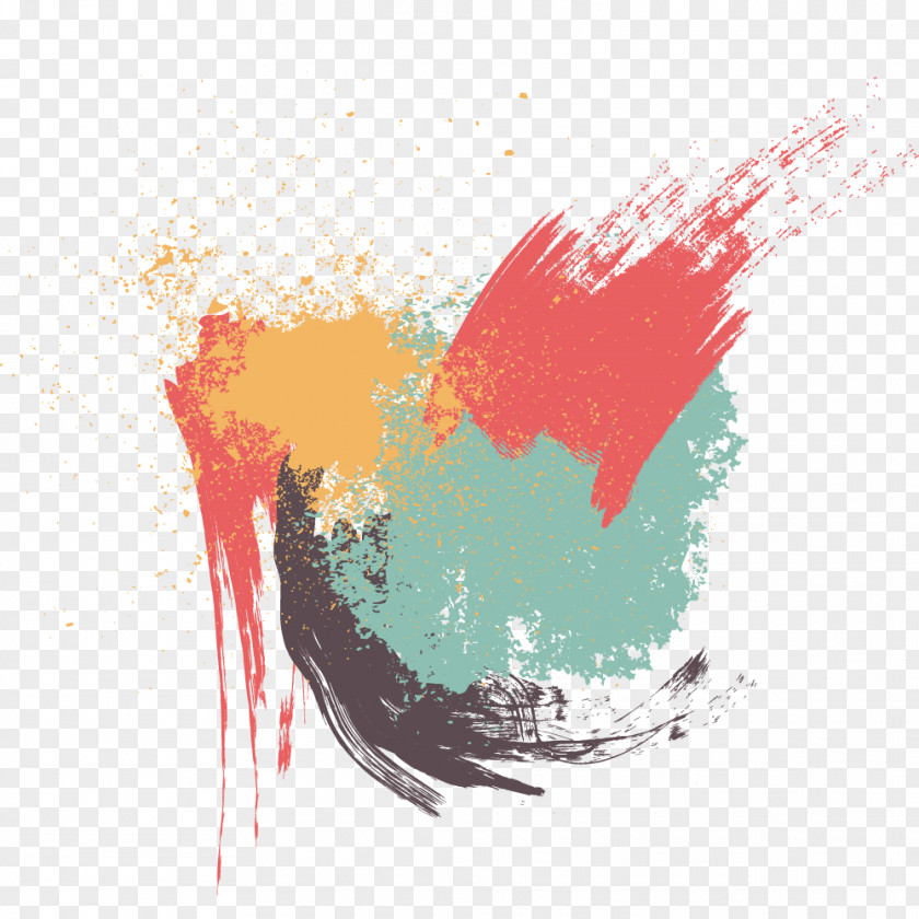Design Graphic Art Painting PNG