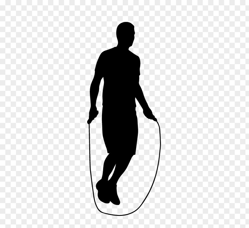 Human Leg Blackandwhite Jump Ropes Jumping Silhouette Sports PNG