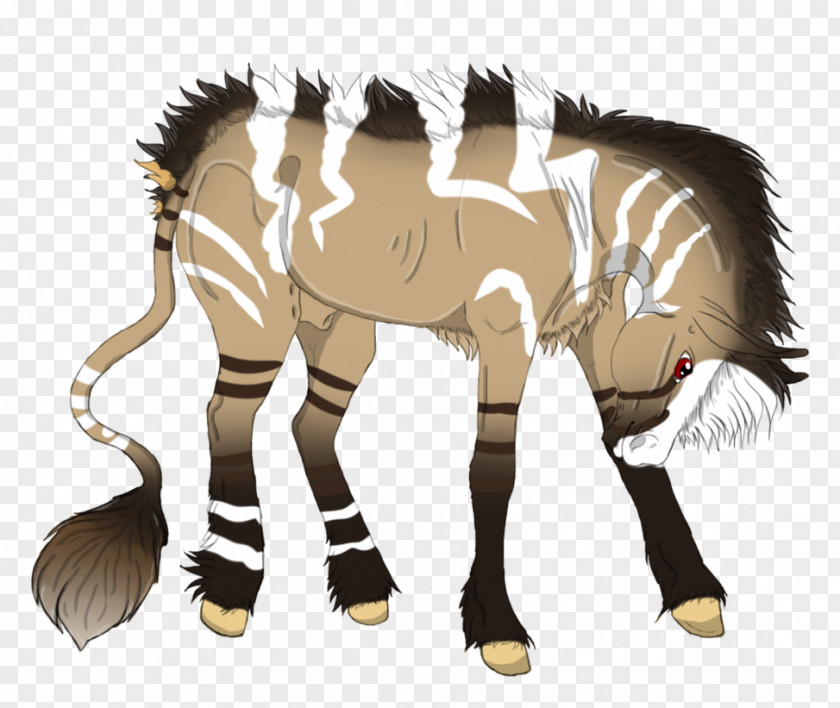 Mustang Mane Quagga Pack Animal Zebra PNG