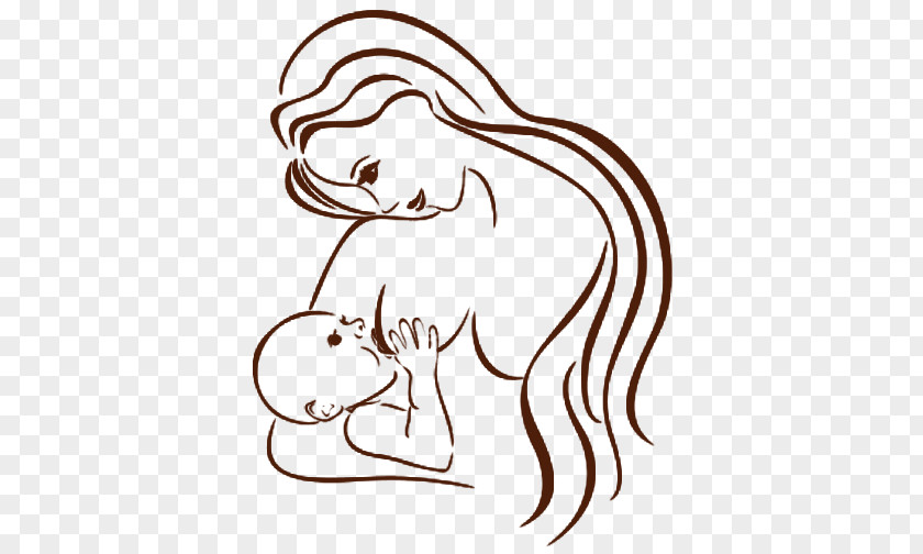 Newborn Mother's Day Infant Breastfeeding Clip Art PNG