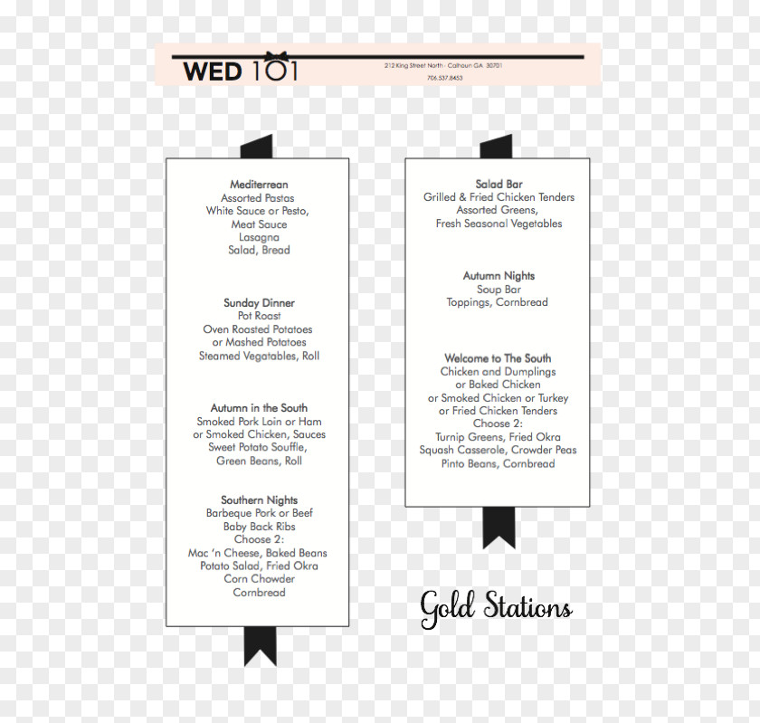 Catering Menu Document Line Brand PNG