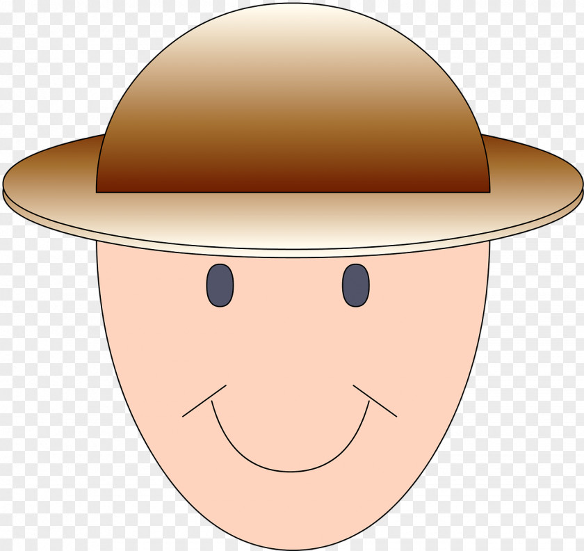 Face Cowboy Hat Head PNG