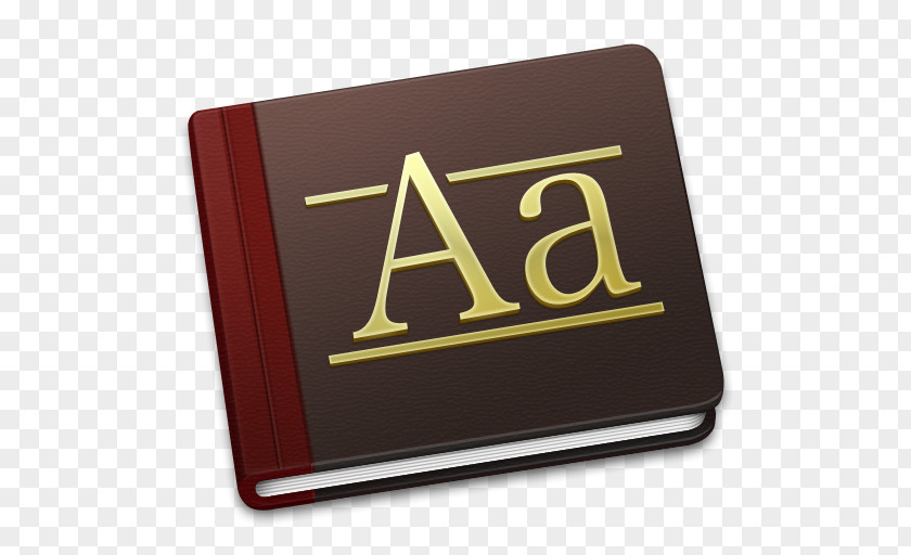 Font Book Computer Accessory Brand Sign PNG