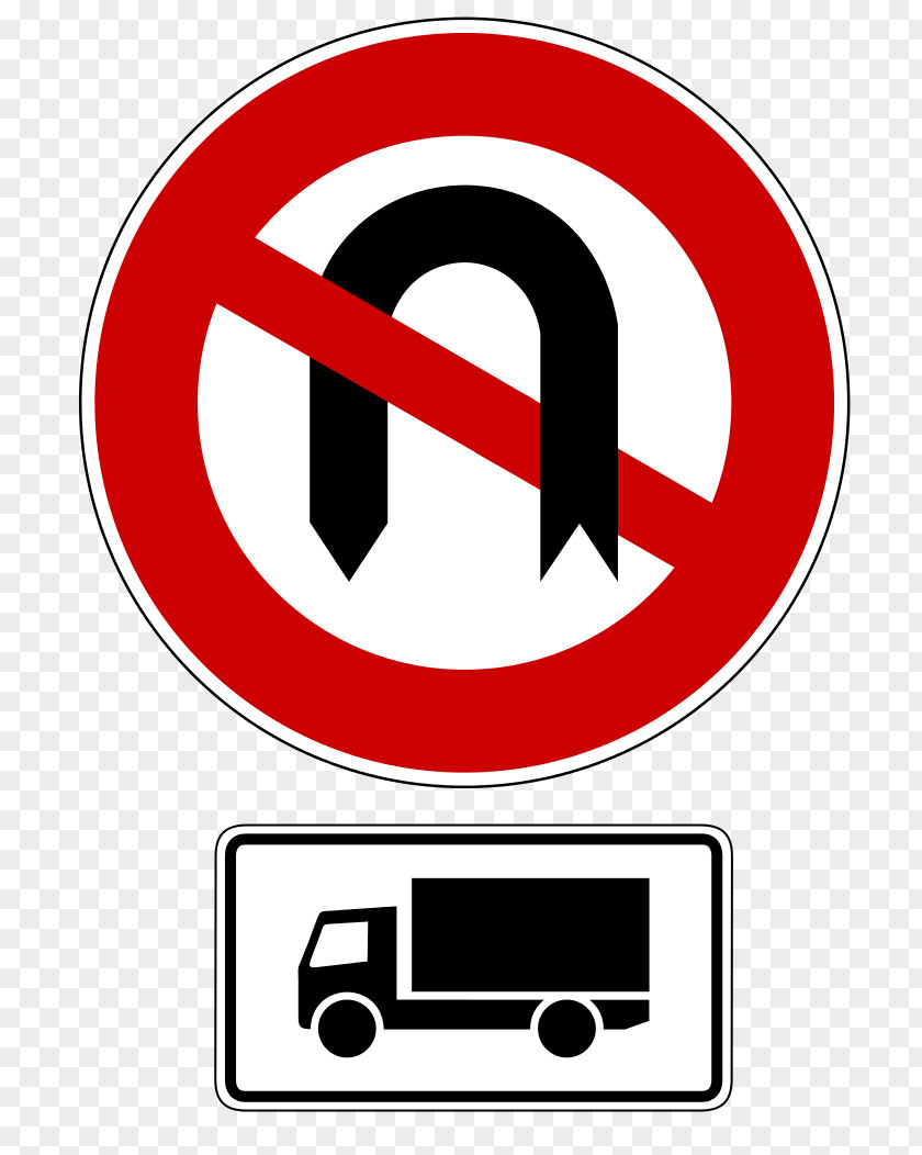 Road Germany Traffic Sign U-turn PNG