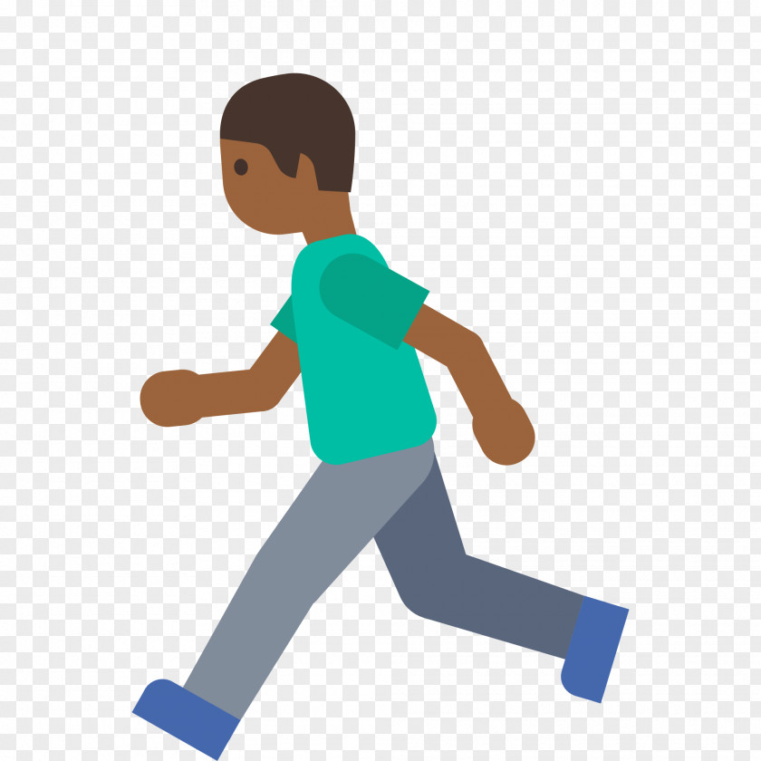 Running Man Emoji Walking Noto Fonts WhatsApp PNG