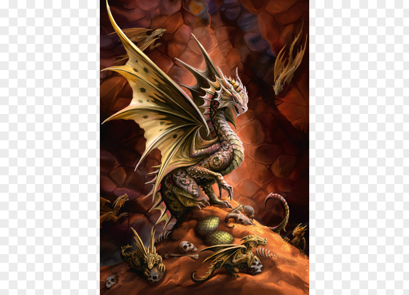 Dragon Jigsaw Puzzles Fantasy Greeting & Note Cards Artist PNG