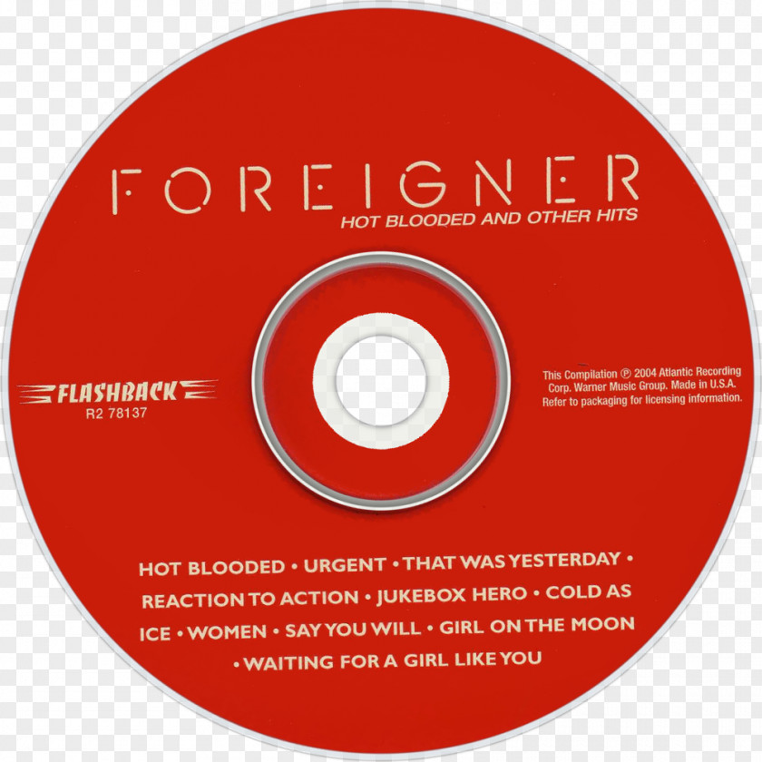 Foreigner Swiss Alpine Museum Compact Disc I Want To Know What Love Is: The Ballads Complete Greatest Hits PNG