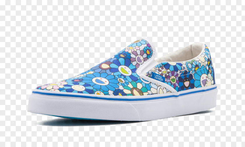 Murakami Flower Sneakers Skate Shoe Slip-on PNG