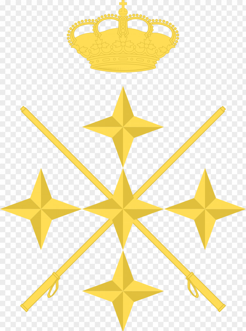General Captain Military Rank Spanish Army PNG