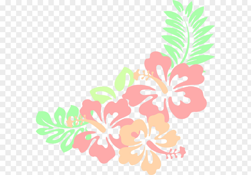 Hibiscus Tropics Clip Art PNG