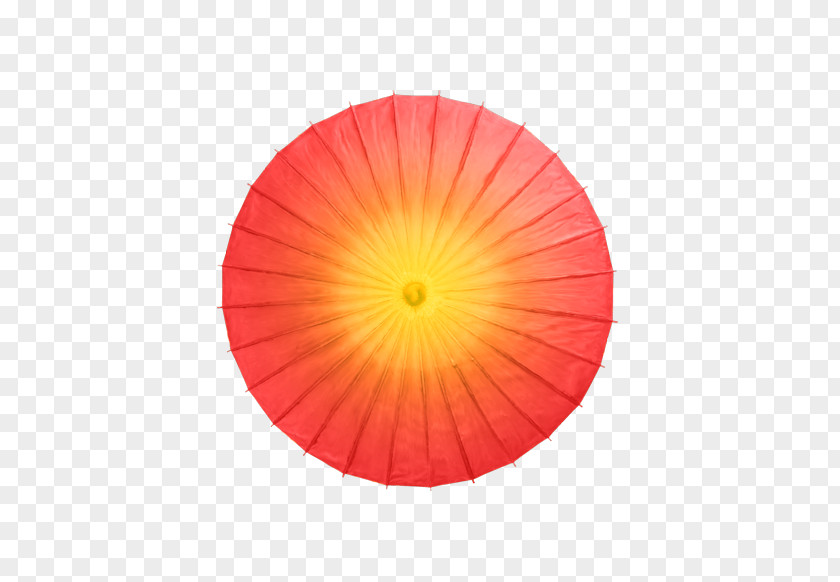 Red Paper Umbrella Circle PNG