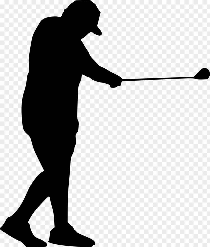 Silhouettes Silhouette Golfer PNG