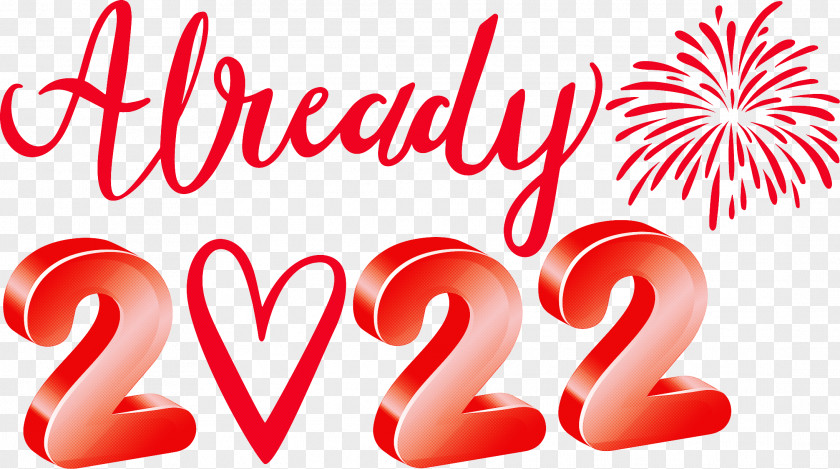 Already 2022 New Year PNG