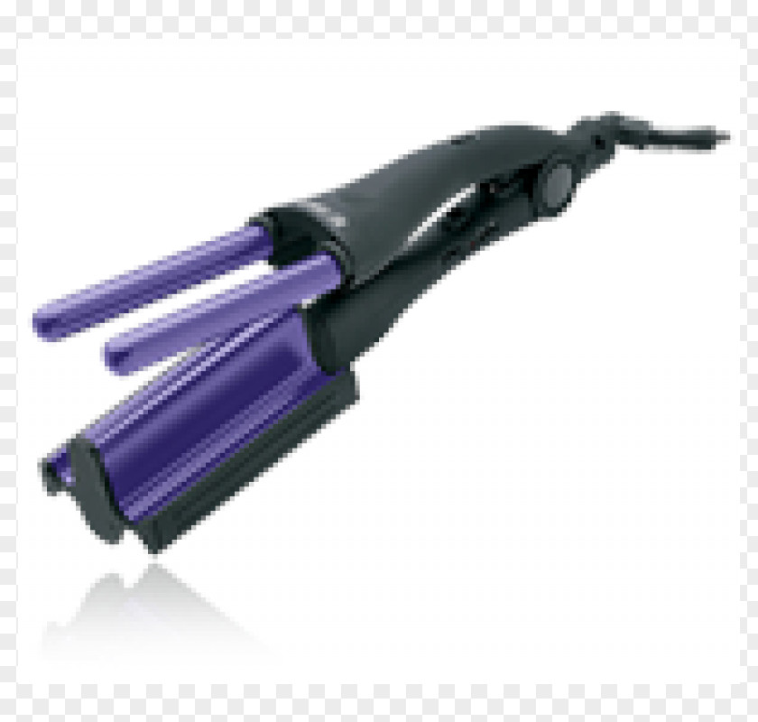 Beauty Salon Card Hair Iron Tourmaline Purple Tool PNG